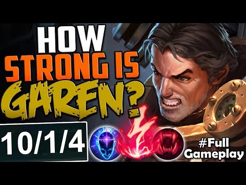 HOW STRONG IS GAREN? | New Runes Garen vs Maokai TOP LANE BUILD | RANKED SEASON 8 Full Gameplay