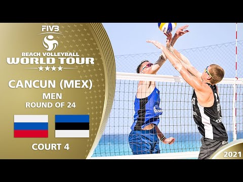 Semenov/Leshukov vs. Leshukov/Tiisaar - Full Match | 4* Cancun 2021 #1