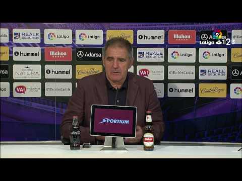 Rueda de prensa de Paco Herrera tras el Real Valladolid vs Elche CF (2-1)