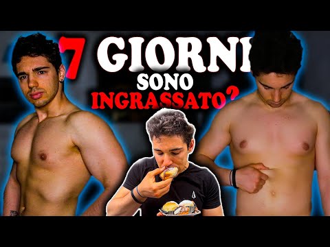 HO SGARRATO 7 GIORNI DI FILA🍕🍨🍔 | Ecco il risultato.