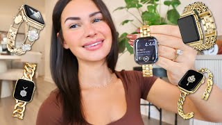apple watch bands for $15 and under! *gold aesthetic* ⌚️✨