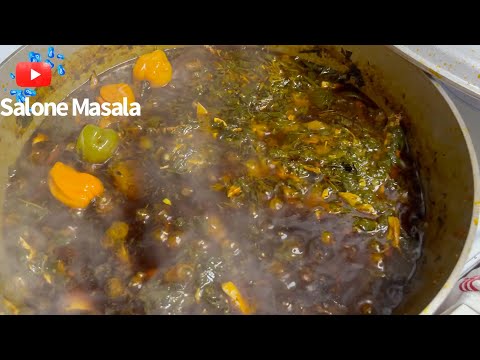 How to cook delicious jute leaves (crain-crain) || Salone Masala 🌶️