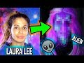 I Turned LAURA LEE into an ALIEN (that glows in the dark!)