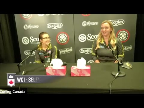 Draw 2 Media Scrum - 2021 Scotties Tournament of Hearts