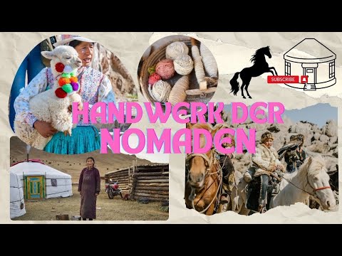 Handwerk der Nomaden. Filz und Teppichherstellung. #Wolle #Teppichherstellung #Filz