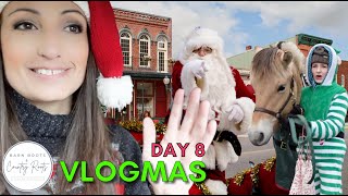 BRINGING OUR YEARLING TO HER FIRST SANTA PARADE - HER UNBELIEVABLE REACTION! | VLOGMAS 2023: DAY 8