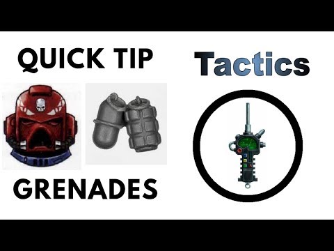 Frag and Krak Grenades Quick Tip - Space Marine Codex Strategy Guide