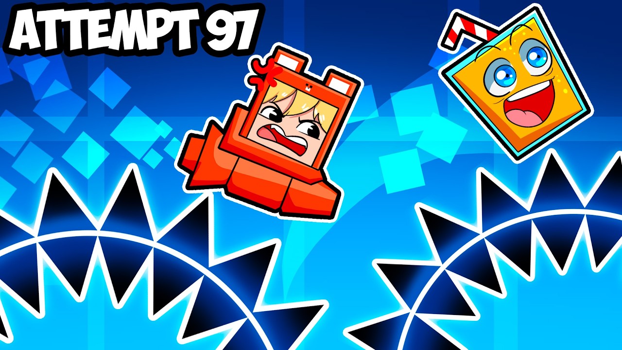 Raging at Geometry Dash Again for 18 Minutes Straight