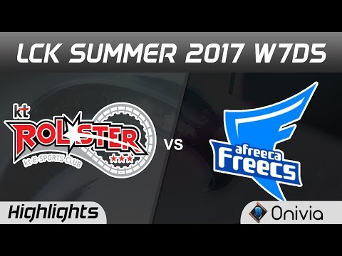 KT vs AFS Highlights Game 3 LCK SUMMER 2017 KT Rolster vs Afreeca Freecs by Onivia