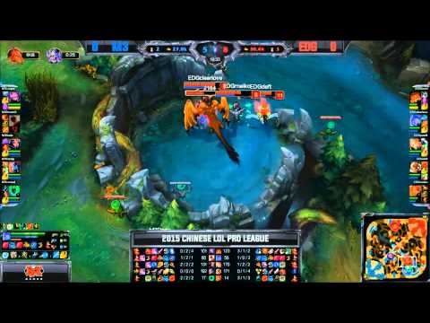 LPL M3 vs EDG Game 1 Highlights (LPL Spring 2015)