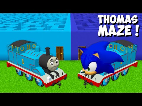 I found SECRET THOMAS TANK EXE and THOMAS SONIC MAZE in Minecraft - Gameplay - Coffin Meme