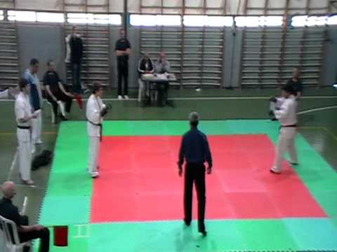 Israel Kyokushin Friendship Tournament Youth Category - Yotam vs Yair