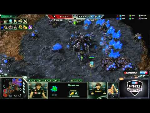 (HD541) First vs Leenock - PvZ - Final G2 - Starcraft 2 Replay [FR]