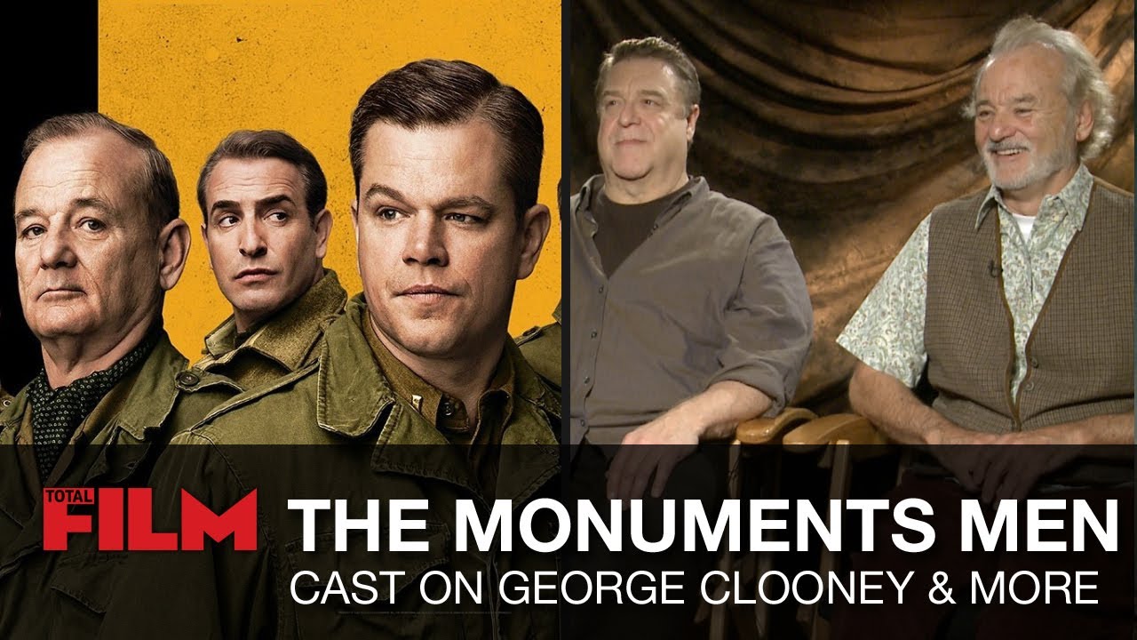 Matt Damon, Bill Murray & The Monuments Men Cast: George Clooney & The Making Of - YouTube