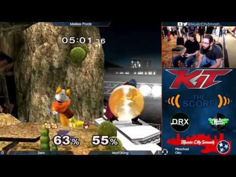 KIT2016 - Matt2King (Marth) vs Zero (Fox) - Melee Pools