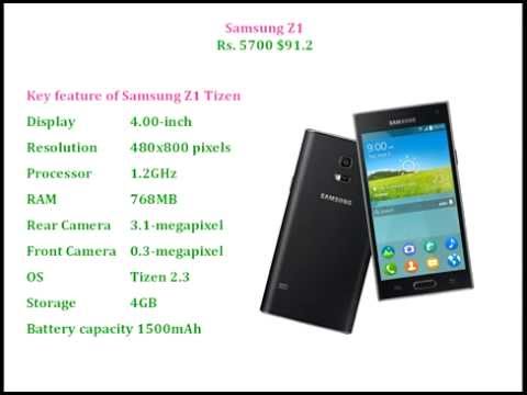 Samsung Z1 Tizen OS Phone Launched for 5700 $92