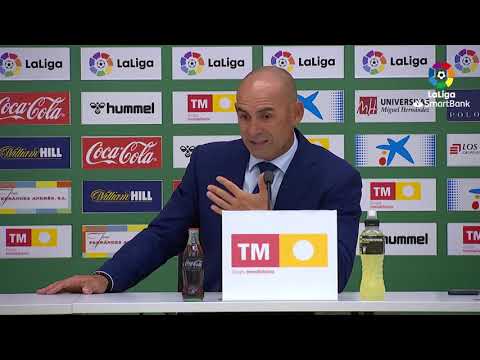 Press conference  Paco Jemez Elche CF vs Rayo Vallecano (1-1)