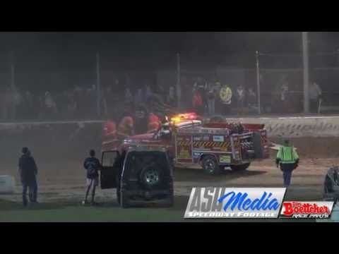 Modified Sedans: Jeff Smith Rollover - Macs Speedway