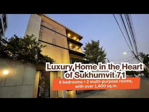 Luxury House for Sale in Sukhumvit 71, Bangkok, Khlong Tan Nua, Watthana, Bangkok, 6 Bedrooms, 1,400 sqm, Single Detached House For Sale, by Acute Realty Partner Co.,Ltd., 500297923 - DDproperty.com