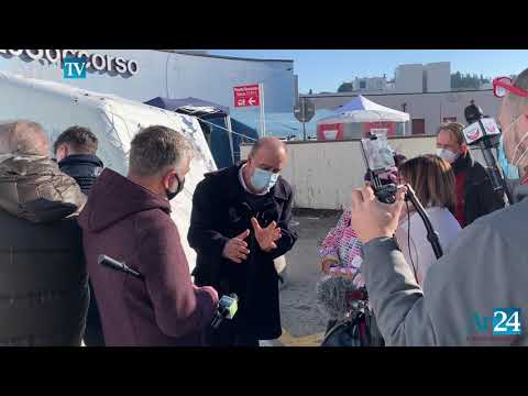 Vaccini Moderna ad Arezzo, le prime dosi agli operatori del 118