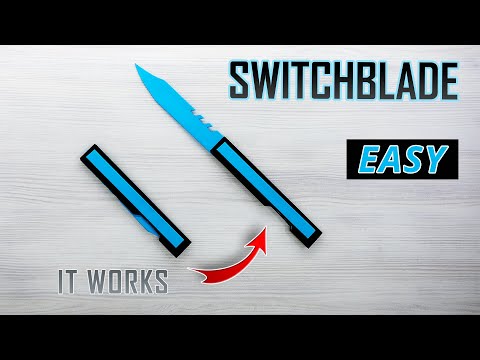 This Switchblade Open Like a Real Weapon! Origami Knife That Actually Works!