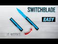 This Switchblade Open Like A Real Weapon Origami Knife That Actually Works