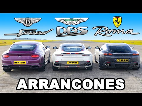 Ferrari Roma vs Bentley GT Speed ​​vs Aston Martin DBS: ARRANCONES