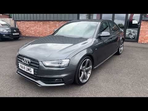 2014 14 AUDI A4 2.0TDI S LINE BLACK EDITION DAYTONA GREY