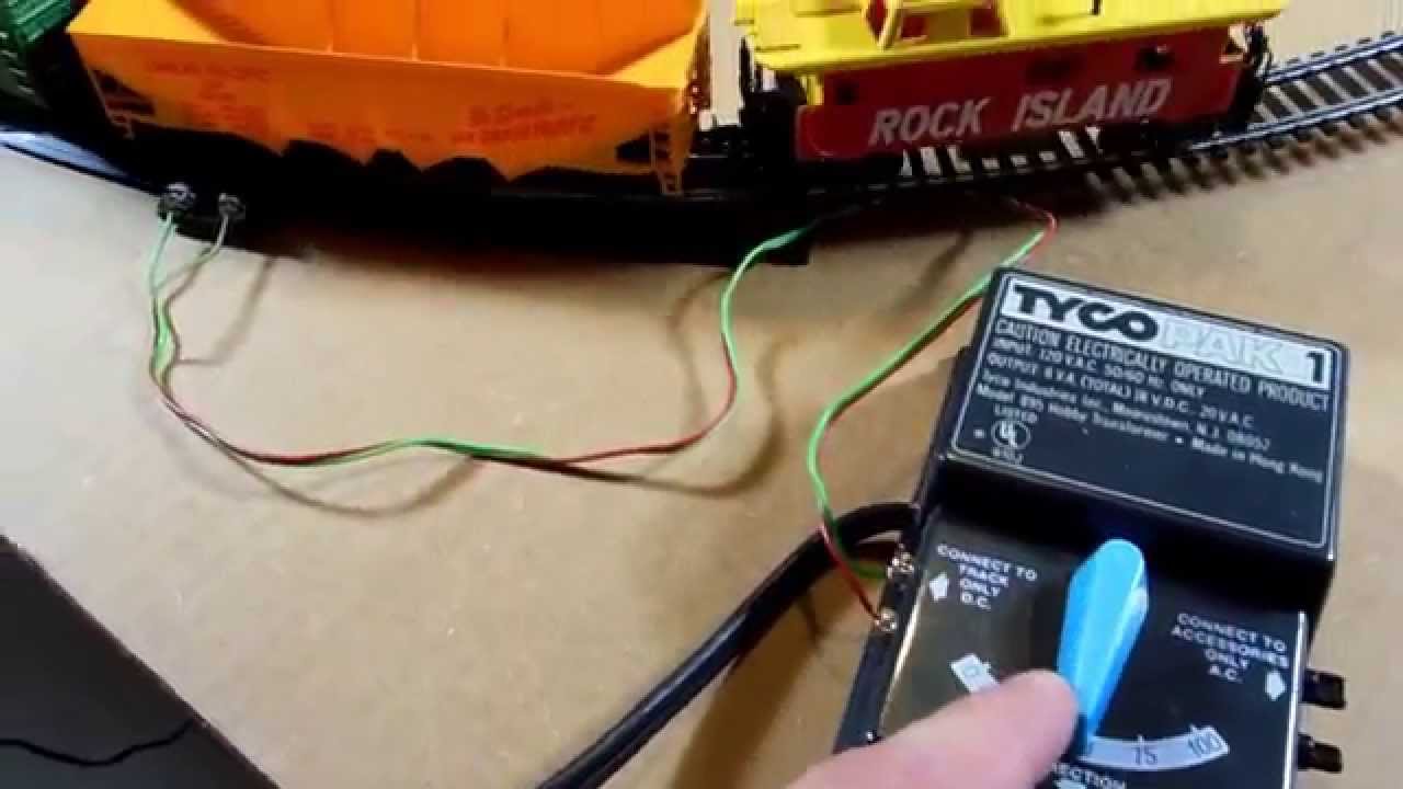 Vintage Tyco Electric Train Set W/ Power Pak, Engine,Bridge & Trestle On eBay