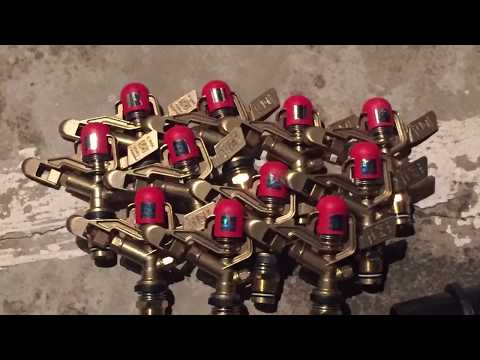 Sprinkler irrigation system full set up