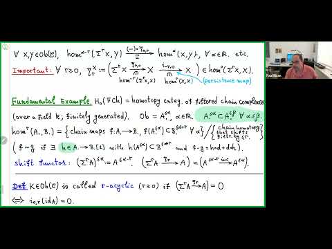 Paul Biran (05/31/2023): Triangulated Persistence Categories and their K-Theory