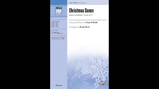 Christmas Canon, arr. Andy Beck (SSAB) – Score &amp; Sound