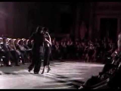 Pablo y Dana at the Genova Tango Festival 2007