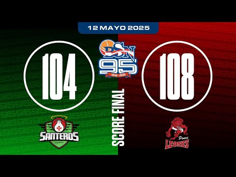 Resumen - Santeros de Aguada vs Leones de Ponce - BSN 2025