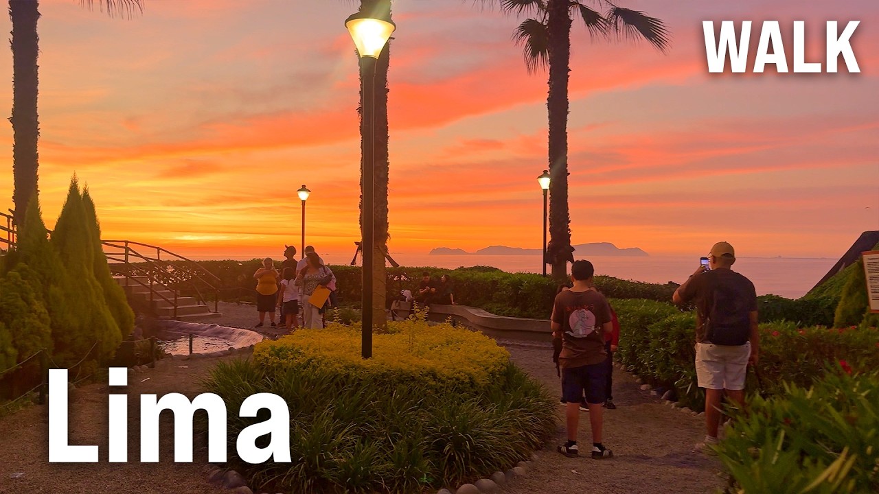 Immersive street-level walking tour through MIRAFLORES Walking Tour, Peru, showcasing authentic urban landscapes, local architecture, and the vibrant atmosphere of the city's neighborhoods