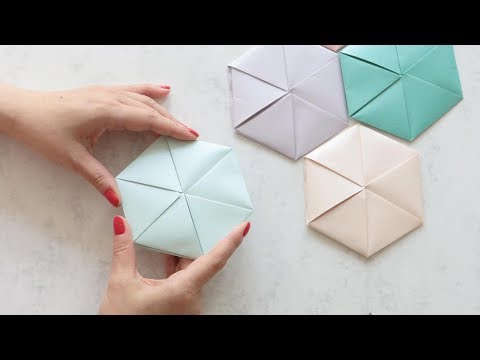 Origami Tutorial: Hexagon