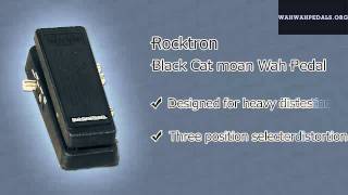 Video thumbnail for Rocktron Black Cat Moan Wah Pedal by wahwahpedals