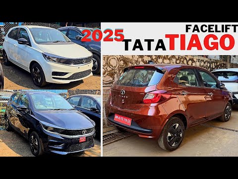 2025 Tata Tiago Facelift Colors - Interior, Exterior Walkaround 👌🔥