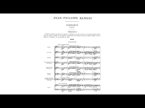 Jean Philippe Rameau – Dardanus