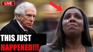 NY AG Letitia James LOSES APPEAL & SCREAMS At Judge Engoron After He Did This For Trump LIVE On-Air