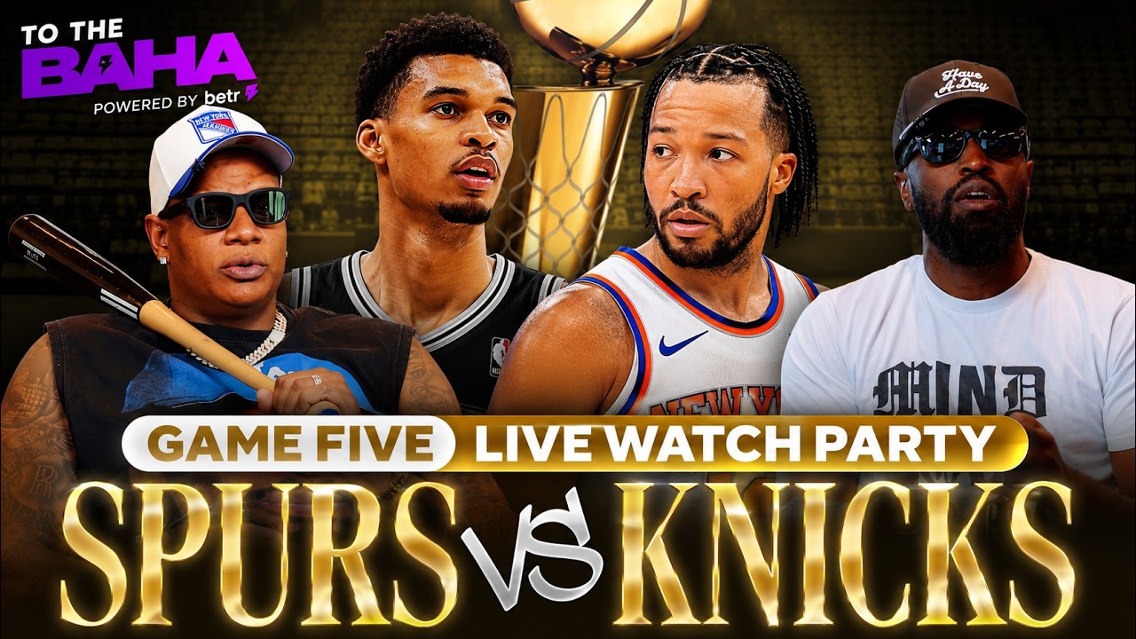 Knicks vs Spurs GAME 5 Watch Party with the Baha Boyz LIVE AT COSM 🔥