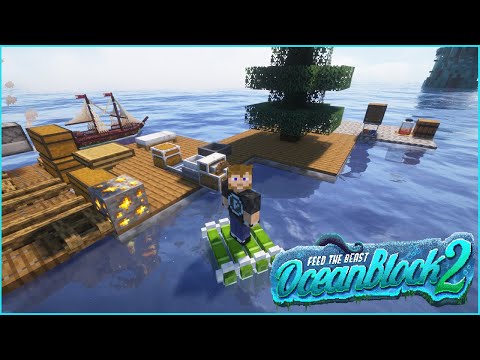 FTB OceanBlock 2 - Ep 01 - Automated Sluice Already!