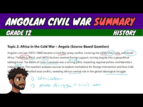 Angolan Civil War in 2 minutes  | Grade 12 History