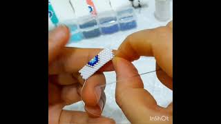 Evil eye Bracelet Making  Nazar Boncuklu Düz Miyuki Bileklik Yapımı #DIY #Tutorial