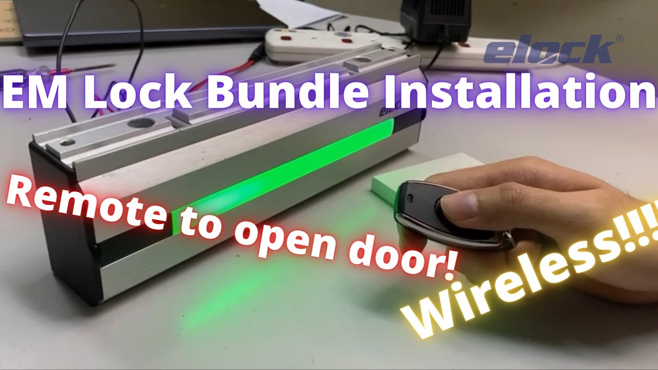 Elock EM Lock Bundle Set Installation Tutorial