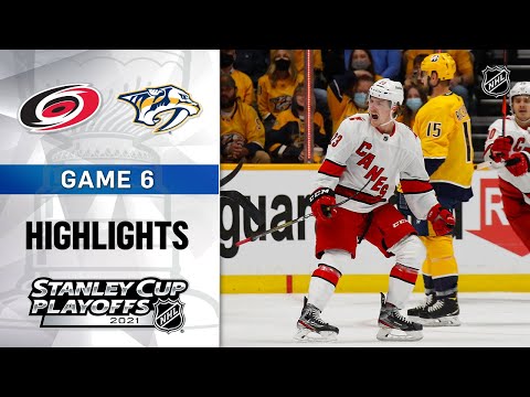 First Round, Gm 6: Hurricanes @ Predators 5/27/21 | NHL Highlights