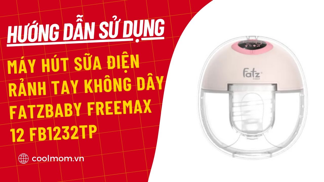 Máy hút sữa điện rảnh tay không dây Fatzbaby Freemax 12 FB1232TP