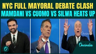 US NYC Mayoral Debate FULL Video: Mamdani, Cuomo, Sliwa FACE OFF Over Trump, Hamas In 1st Debate