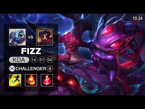 Mango Fish vs Knight - Fizz Mid vs Viktor - KR Challenger Patch 10.24