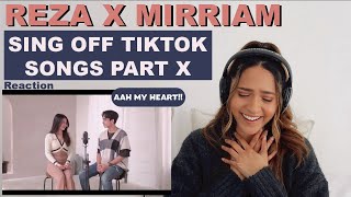 Download lagu REZA vs MIRRIAM EKA  - SING-OFF TIKTOK SONGS PART X | REACTION!! mp3